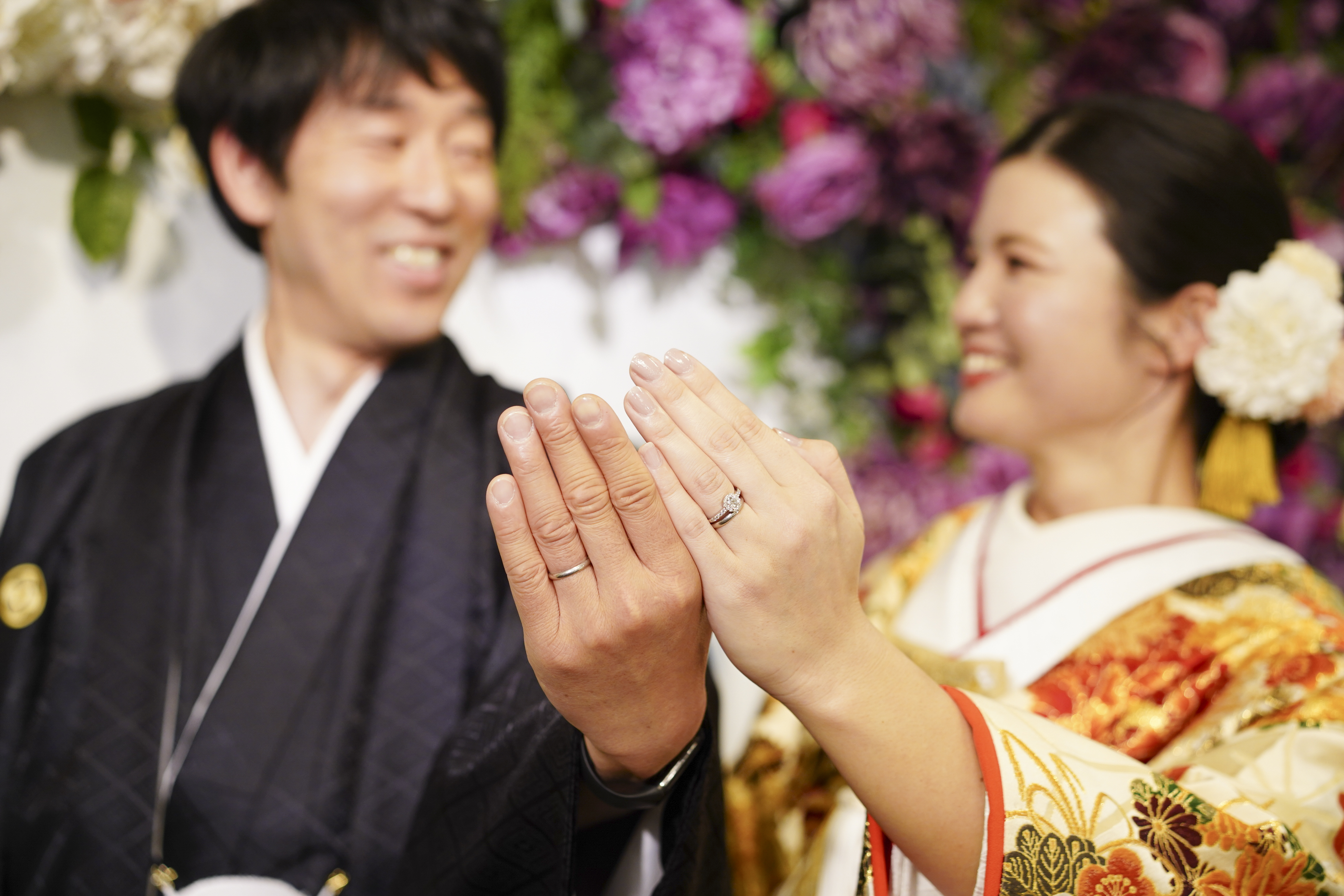 とても笑顔が素敵なお2人♪